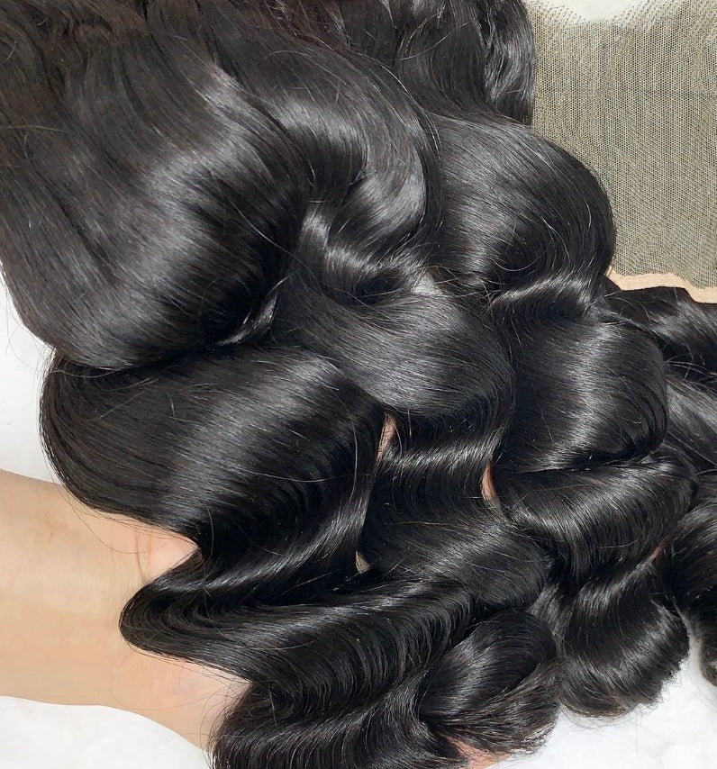 3 BUNDLE DEAL - RAW LOOSE WAVE